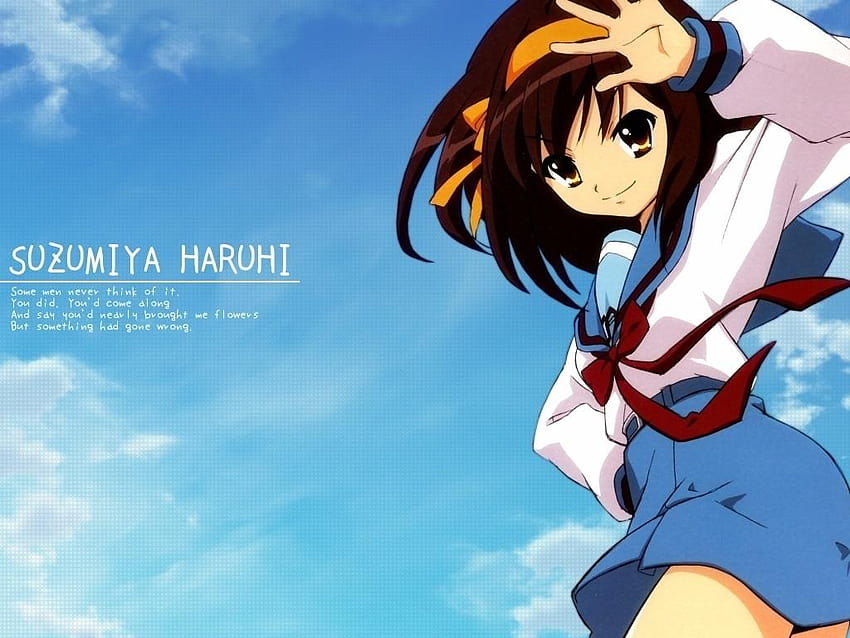 7 Haruhi, anime haruhi suzumiya HD wallpaper