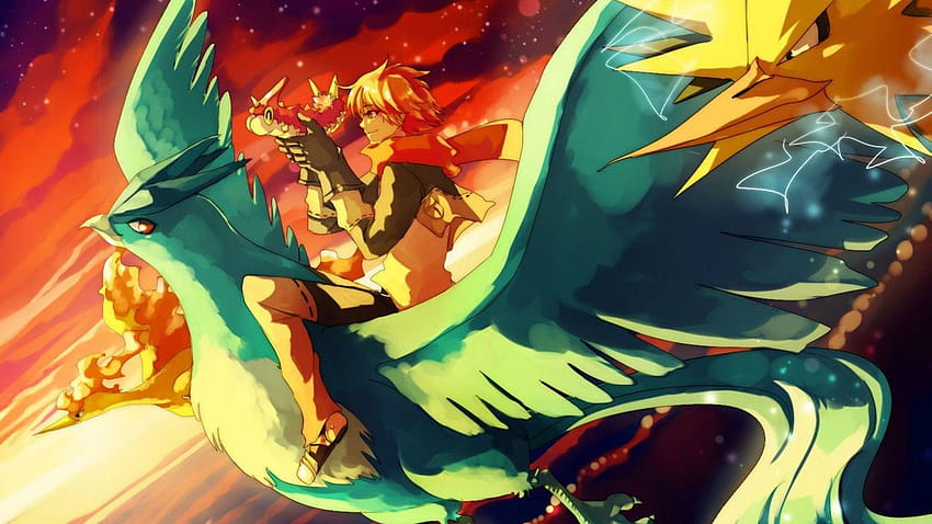 Pokemon, legendäres Vogeltrio HD-Hintergrundbild