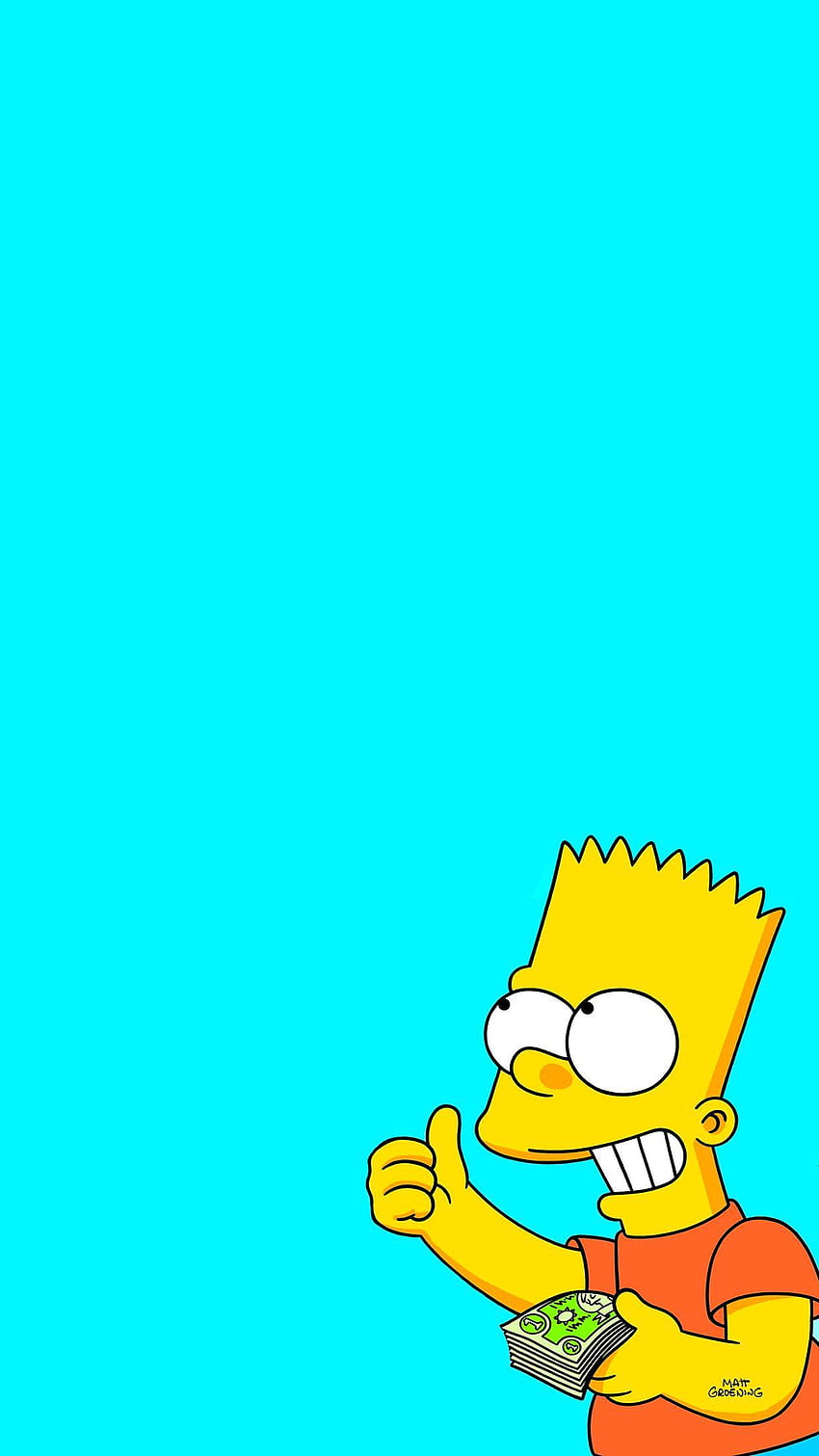 Homer Bart Sad Aesthetic Cartoons, aesthetic simpsons computer HD phone ...