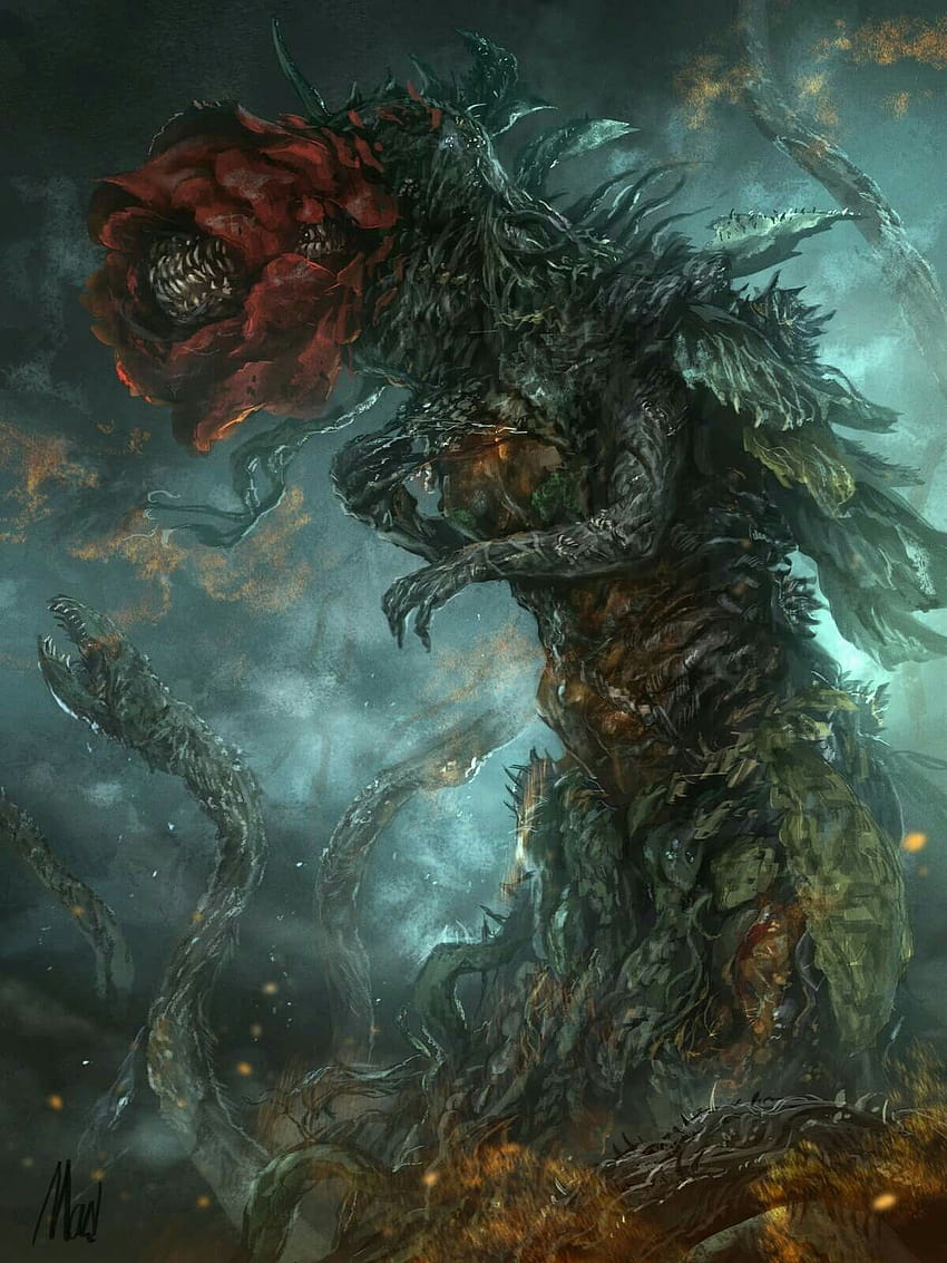 Arte dos fãs de BadAss Biollante em 2019 Godzilla Fantasy Papel de parede de celular HD