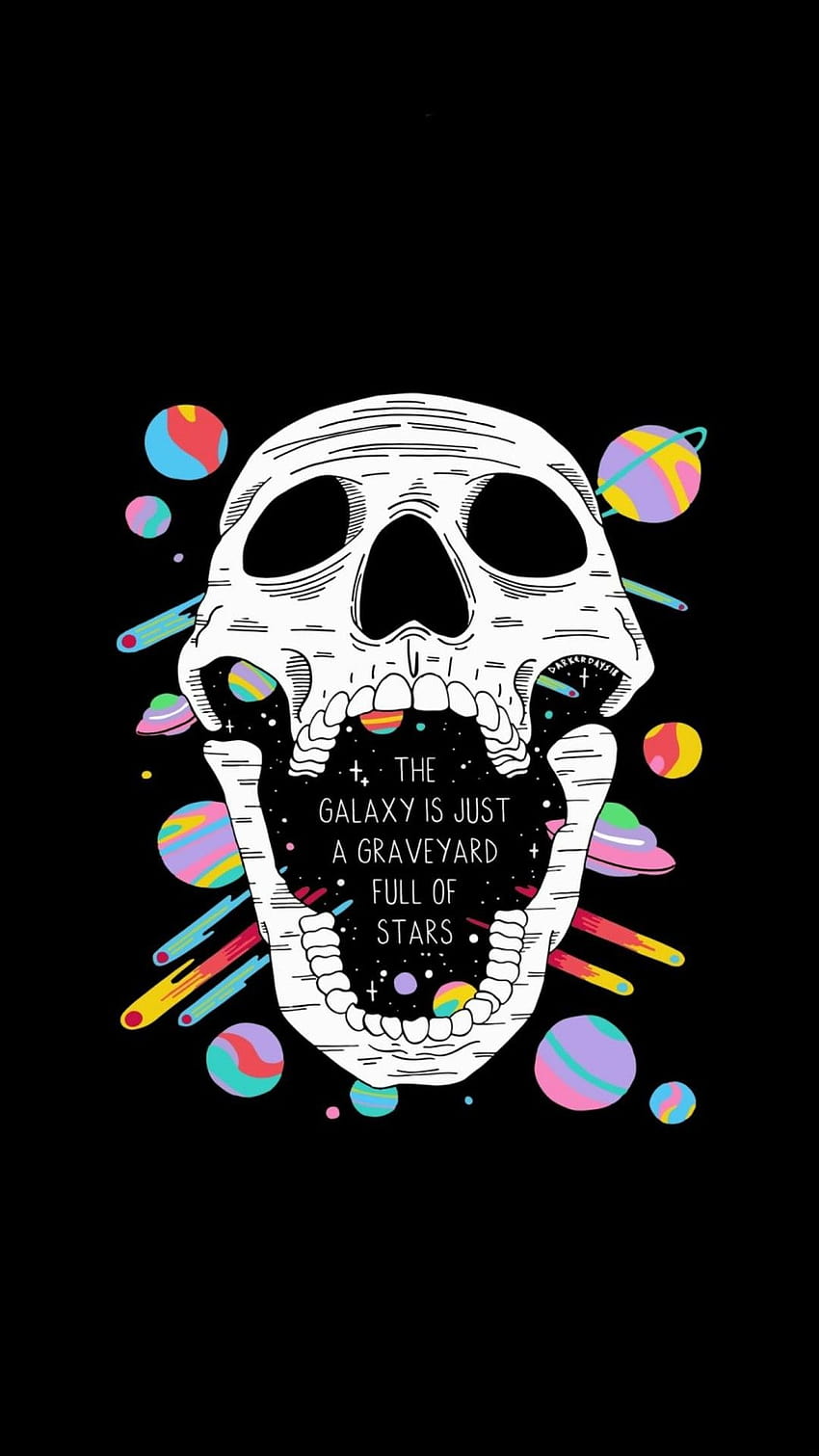 Trippy Skull Wallpaper  Download to your mobile from PHONEKY