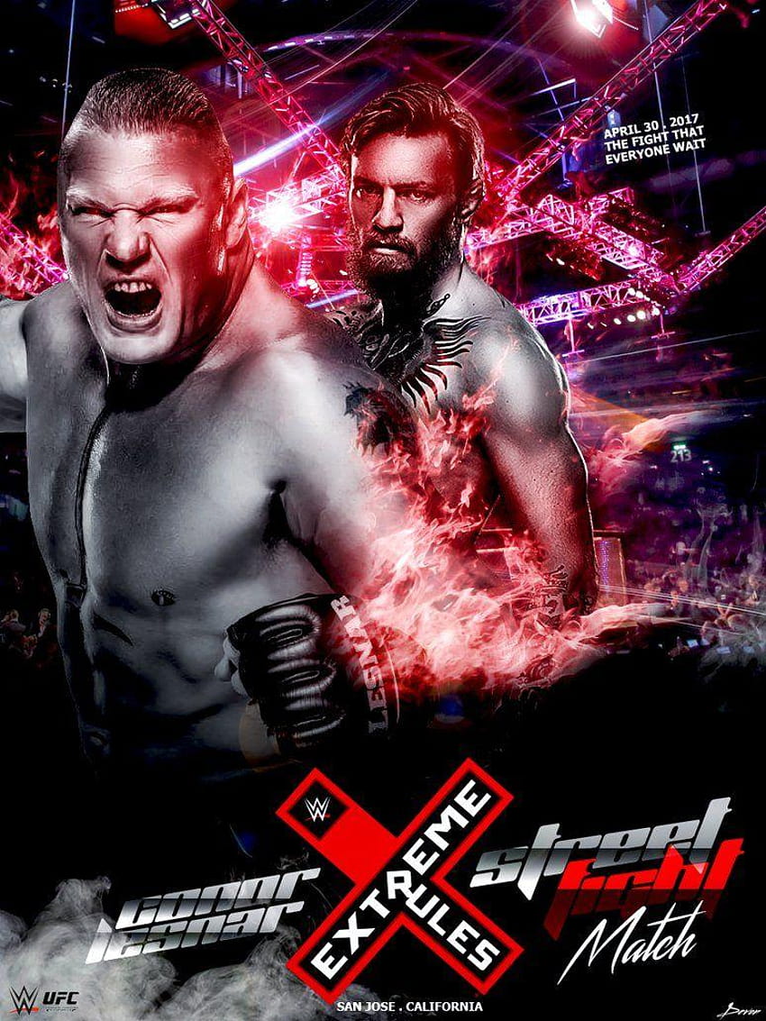 WWE EXTREME RULES 2017 . Brock lesnar Vs Conor by workoutf, wwe extreme ...