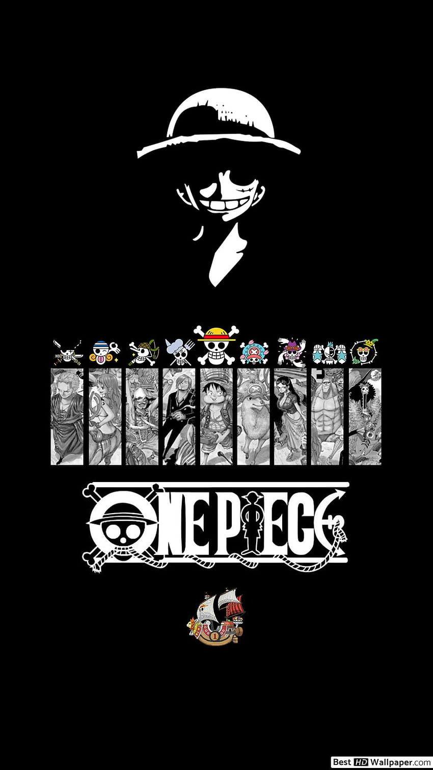 One Piece Mobile Oscuro fondo de pantalla del teléfono