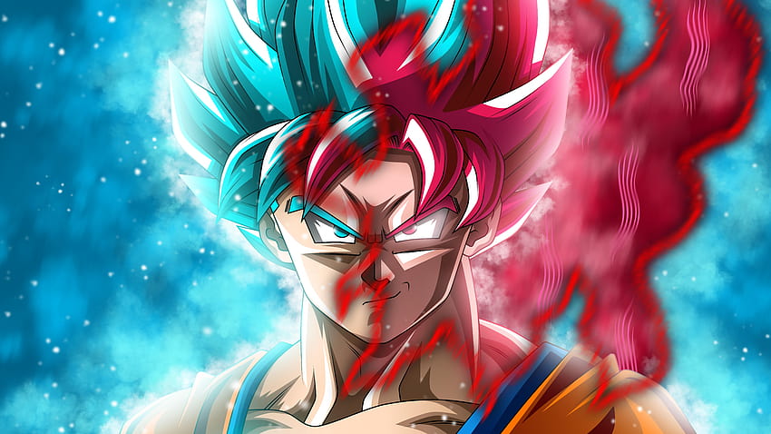 Goku Super Saiyan Blue and Black Goku SSR Dragon Ball Super, goku anime HD wallpaper