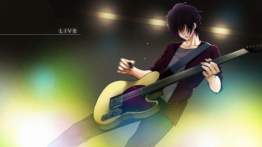 Illustration Anime Character Carrying Guitar Stock Illustration 2305974233  | Shutterstock