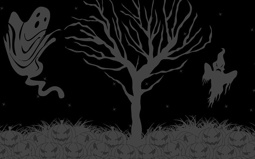 Latar belakang Halloween, malam hantu Wallpaper HD