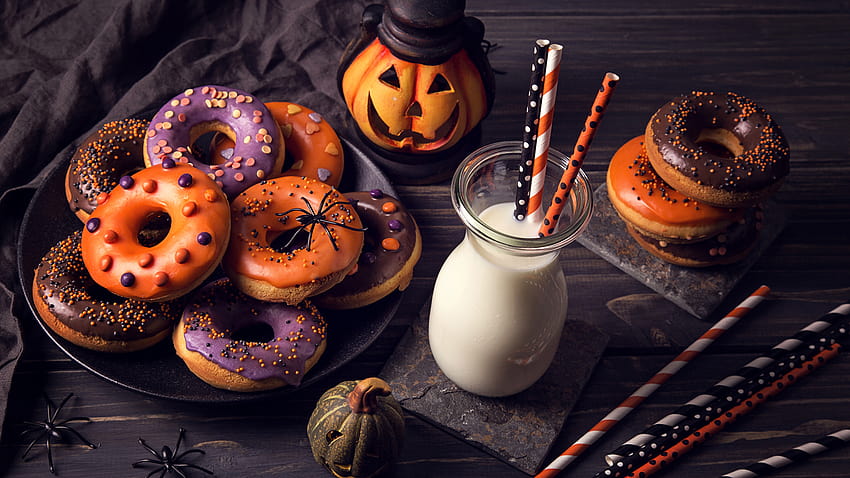 Halloween, Food, Cookies, Doughnuts, , Background, Ba7125, halloween cookie HD wallpaper