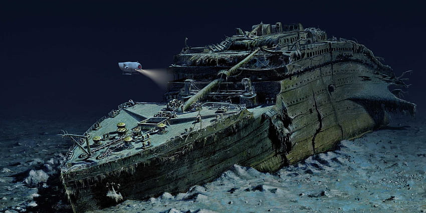 20 Dziwnych pod wodą Titanica W 2018 roku słynne wraki statków Tapeta HD