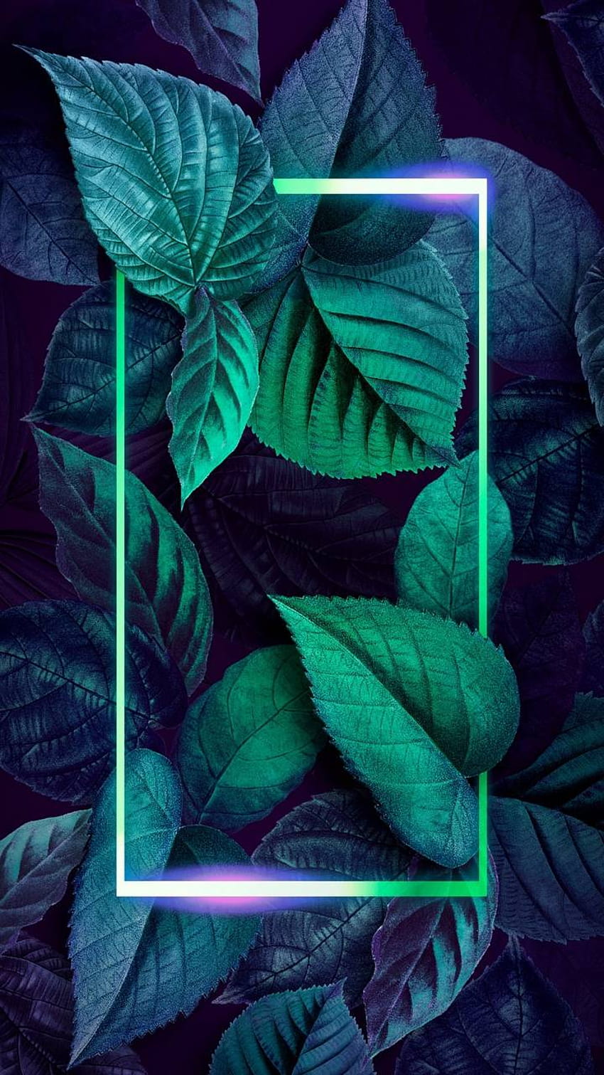 Green Nature Foliage Neon, Naturneon HD-Handy-Hintergrundbild