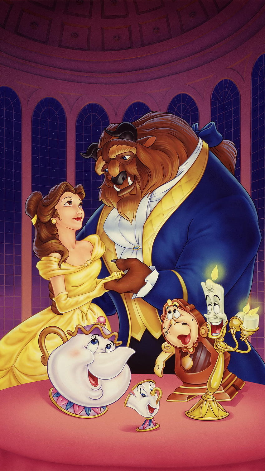 Beauty and the Beast, belle and beast HD phone wallpaper