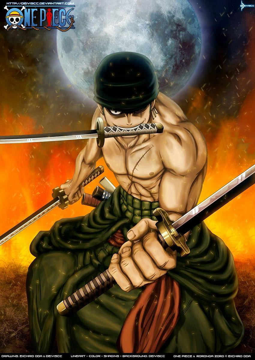 Doodllecake zoro and backgrounds HD phone wallpaper