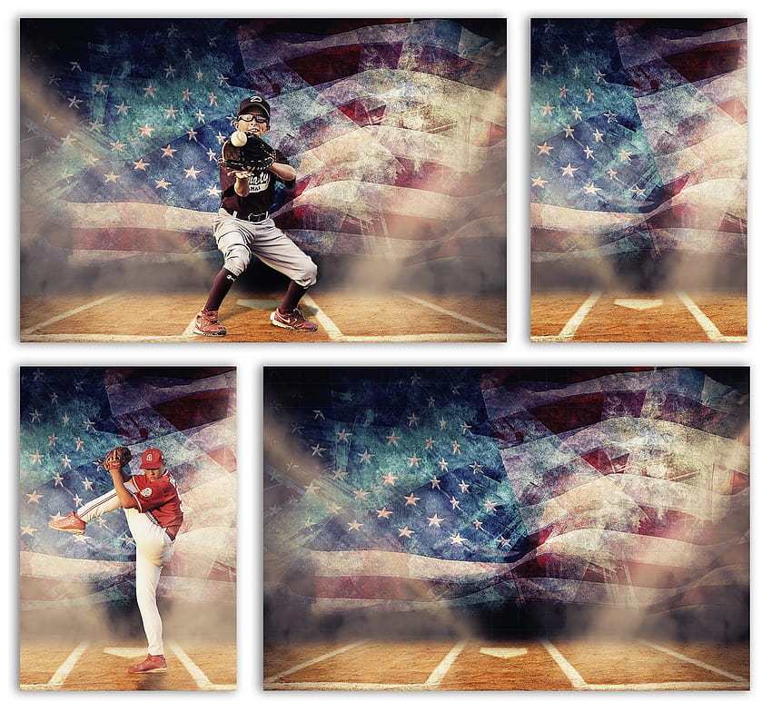 Cenário de beisebol Softball Sport Backgrounds Digital papel de parede HD