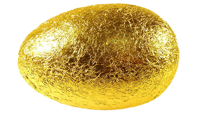 Golden Easter Egg Chocolate Holiday, golden easter eggs HD wallpaper