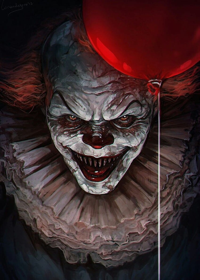 Pennywise is an ancient being that awakens every 30 years ravenous! To get near young children he dresses as a clown giving out bal…, pennywise giving balloon HD phone wallpaper
