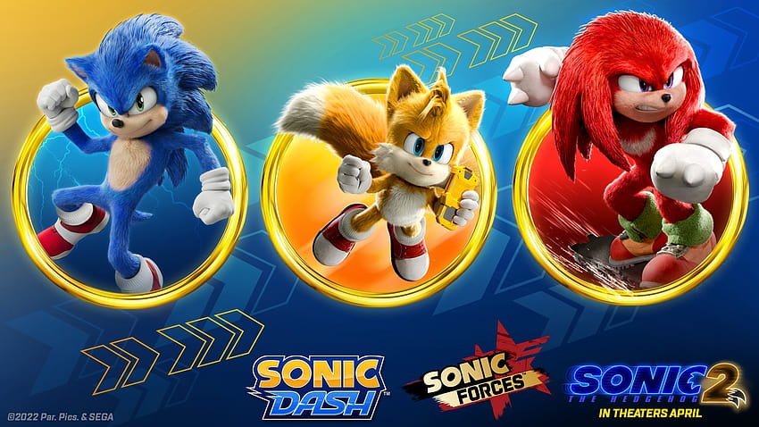 Sonic the Hedgehog auf Twitter: „Take the big screen action home with you with events in Sonic Dash and Sonic Forces this month! https://t.co/c2V8Wj25uI“ / Twitter, sonic tails and knuckles HD wallpaper