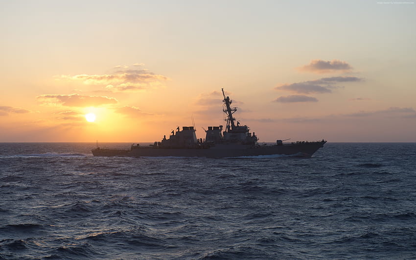 Arleigh burke class destroyer us navy, burke destroyer HD wallpaper ...