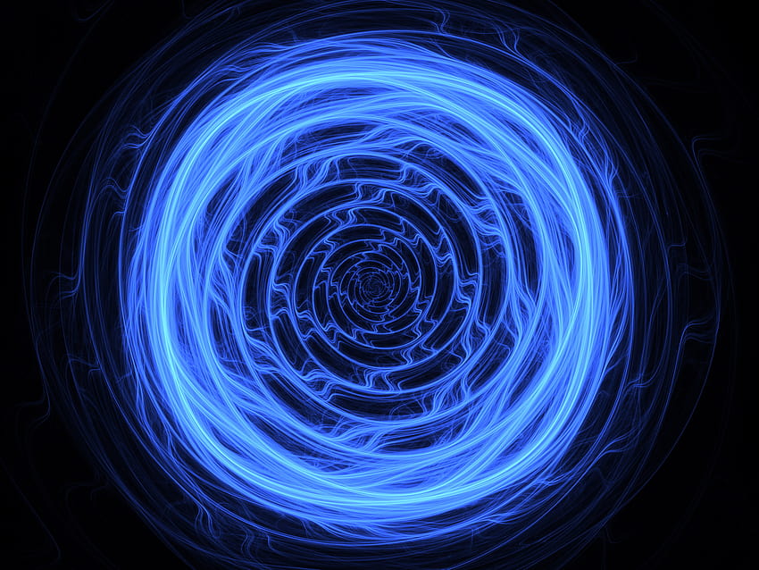Circle Swirl Shapes Abstract Blue and, swirl splash HD wallpaper