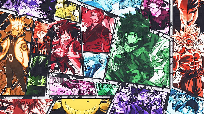 Shonen Jump, anime shonen 1920x1080 HD wallpaper