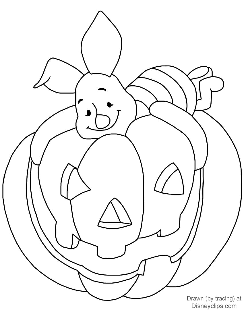 Disney Halloween Coloring Page, halloween coloring pages HD phone wallpaper