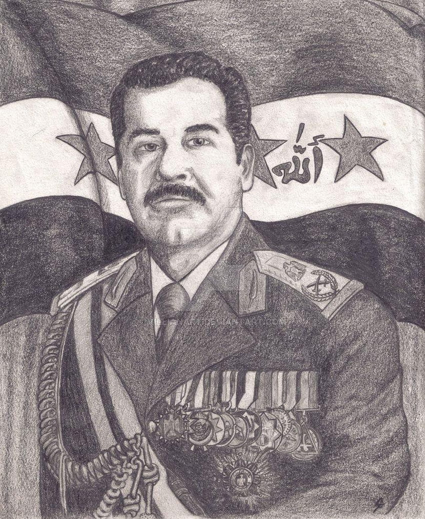 Soykırım Saddam Hüseyin'in Portreleri, villianart, saddam hussein HD telefon duvar kağıdı