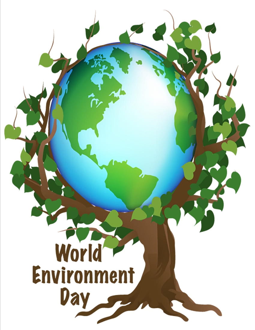 World Environment Day Vector Drawing Background, Green Day, Leaf, Green  Background Image And Wallpaper for Free Download