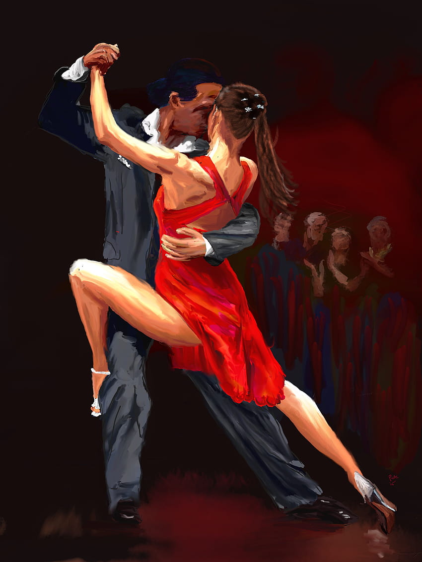 Dance 2 Painting Art 3600x4800, latin dance HD phone wallpaper