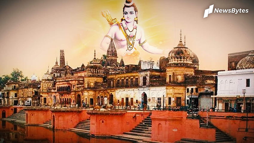 Cerimonia inaugurale del Tempio di Ram: preparativi in ​​corso, Modi invitato ad Ayodhya Sfondo HD