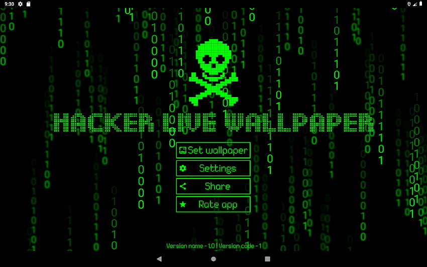 Hacker Live Matrix ☠ – fondo de pantalla