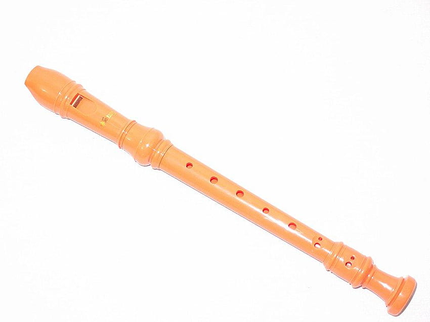 Woodnote Papaya Orange Sopran-Blockflöte: Musikalisches Blockflöteninstrument HD-Hintergrundbild