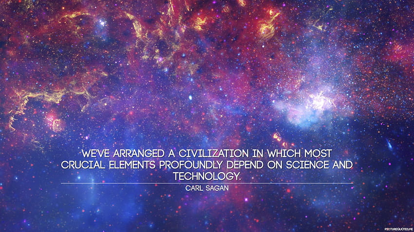 6 Carl Sagan, science quotes HD wallpaper
