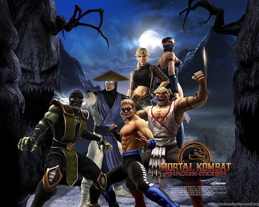 Mortal Kombat Shaolin Monks Scorpion Fatalities HD wallpaper