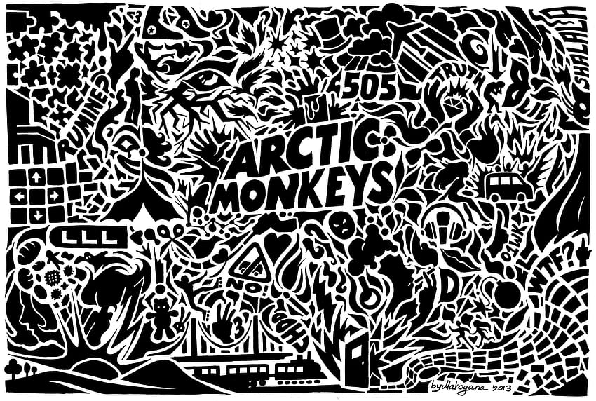monos árticos fondo de pantalla