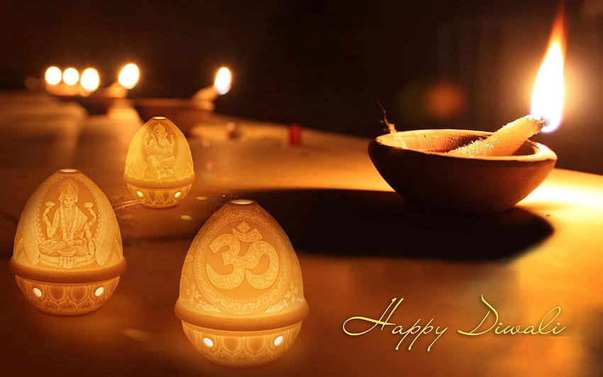 Frohes Diwali mit SMS & Zitaten HD-Hintergrundbild