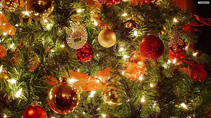 YouWall Christmas Tree Decorations [1920x1080] untuk , Ponsel & Tablet, hiasan pohon natal Anda Wallpaper HD