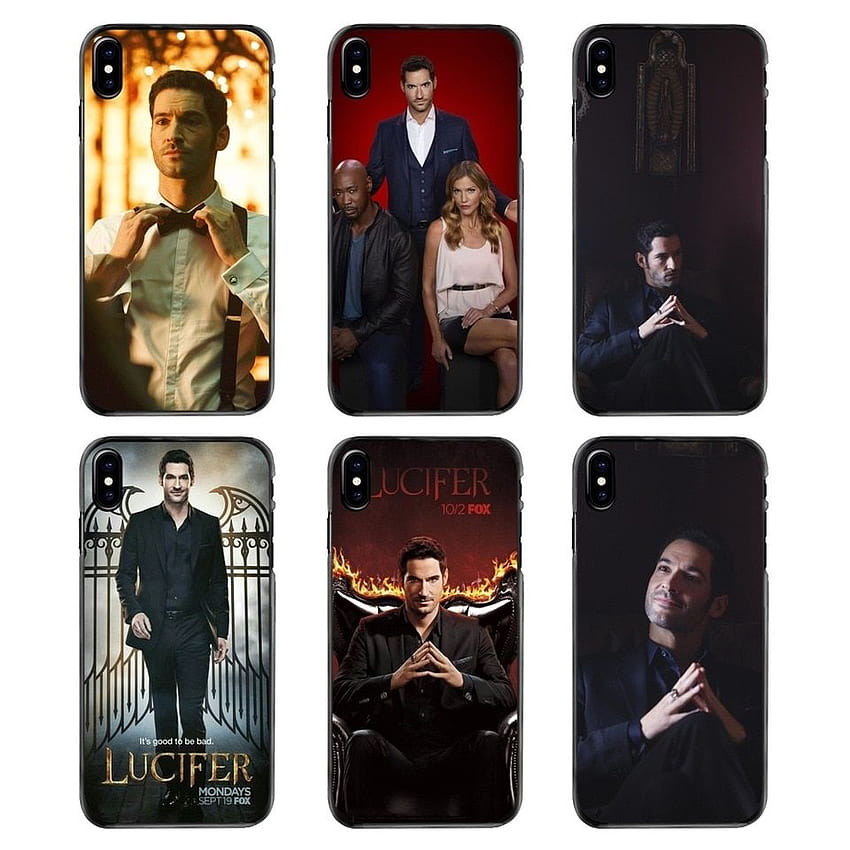 Film Lucifer Accessoires coques de téléphone couverture pour iPhone 4 4S 5 5S 5C SE 6 6S 7 8 Plus X XR XS Max iPod Touch 4 5 6 Fond d'écran de téléphone HD