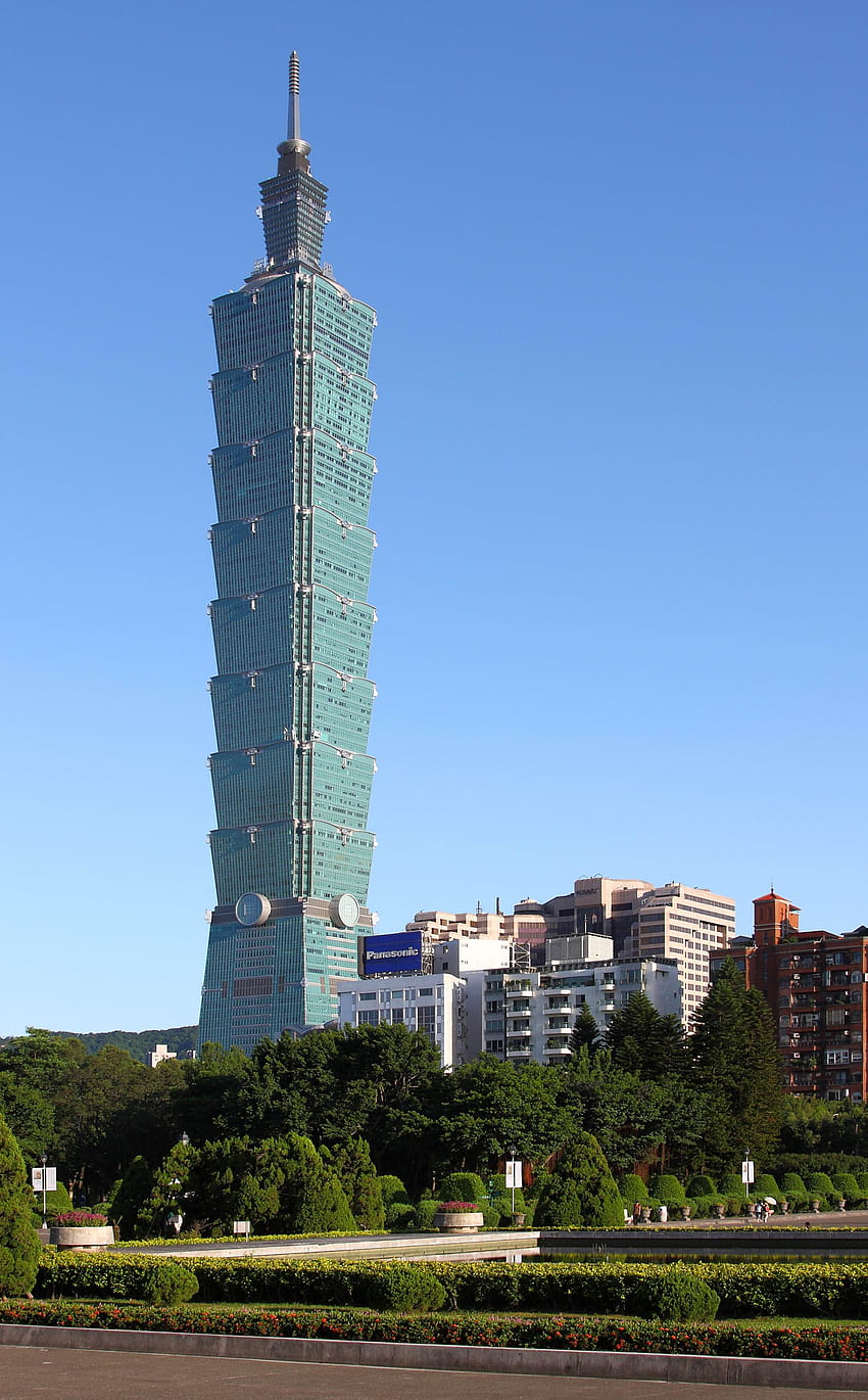 Taipei 101 Taipei, Tajwan, 509 m, 1670 stóp, 101 pięter, 2004 791 Tapeta na telefon HD