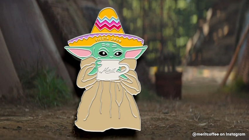 La médaille Baby Yoda en sombrero sera mise en vente pour le festival Fiesta à San Antonio, bébé yoda mexicain Fond d'écran HD
