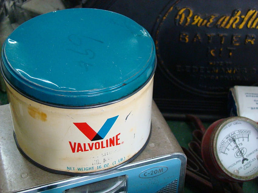 Kaleng Gemuk Valvoline, Satu Pound 3/4 PENUH, valvoline vintage Wallpaper HD