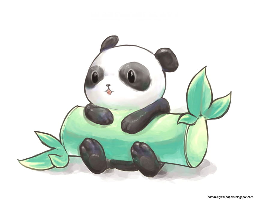 Cute Panda Drawing Tumblr HD wallpaper
