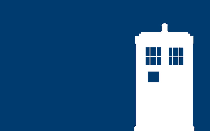 Minimalis Doctor Who, dokter yang tardis minim Wallpaper HD