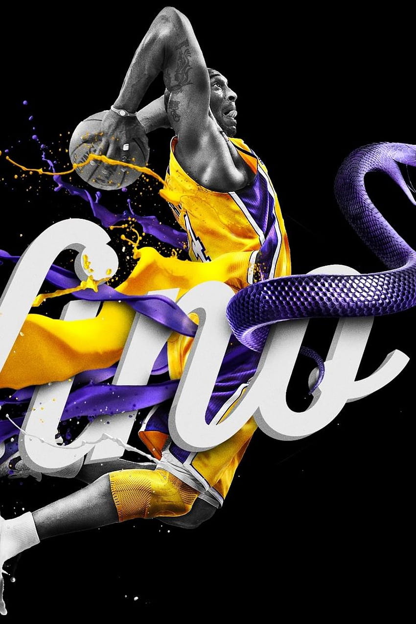 Los Angeles Lakers, Nba, Kobe Bryant, Logo, basket des lakers Fond d'écran de téléphone HD