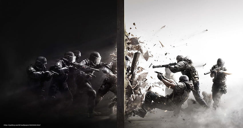 shield, game, gun, shotgun, Terrorists, armor on your, breakthrough HD wallpaper