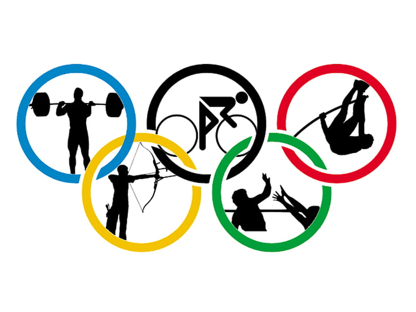 最も閲覧数の多いオリンピック、オリンピックのロゴ 高画質の壁紙
