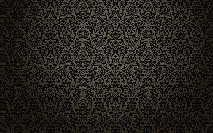 Für > Graue viktorianische Hintergründe, viktorianisches Muster HD-Hintergrundbild