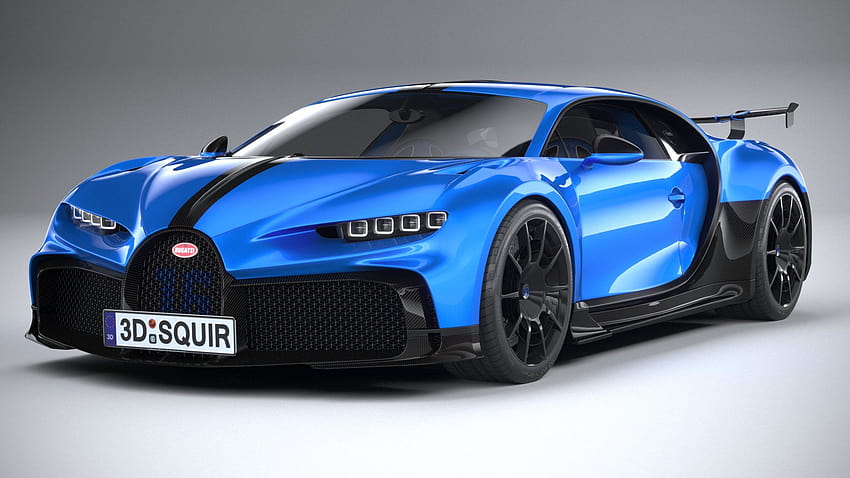 Bugatti Chiron Pur Sport 2021 Modelo 3D, buggati chiron 2021 papel de parede HD