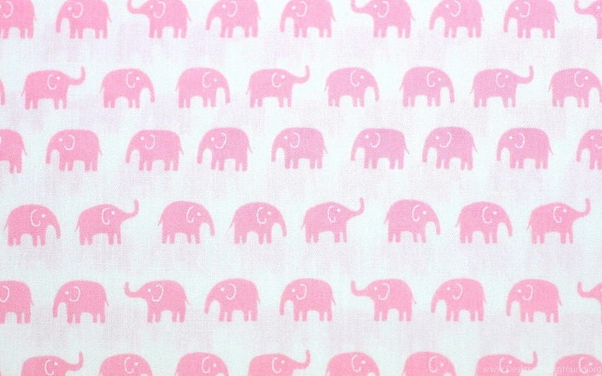 Super Kawaii Tiny Elephant Print Elefantes rosas de Beautifulwork Backgrounds, elefante kawaii fondo de pantalla