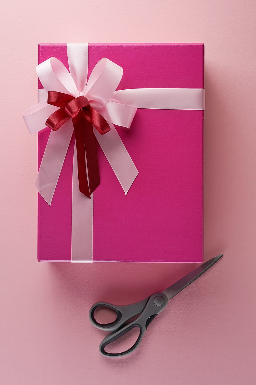 75 선물 상자, 분홍색 크리스마스 선물 HD 전화 배경 화면