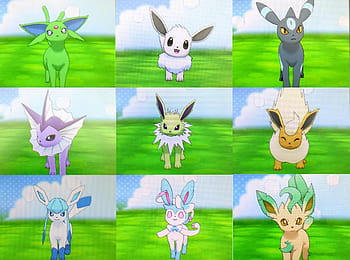 Eeveelutions (Shiny) — Weasyl