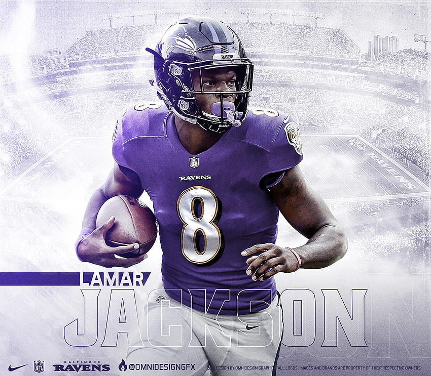 Lamar Jackson Baltimore Ravens Jersey Swap on Behance, baltimore ravens  2019 HD wallpaper