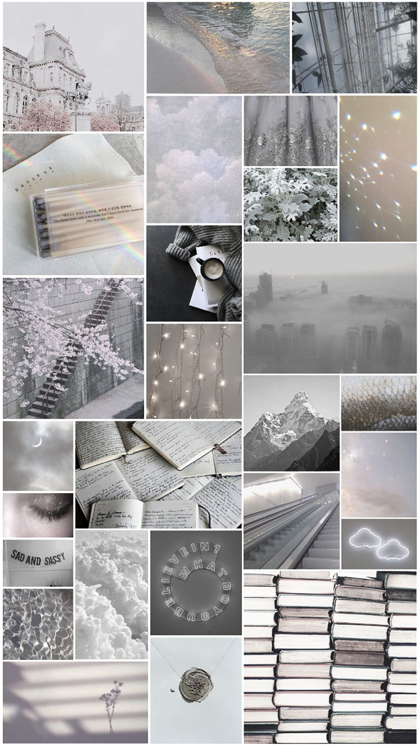 Download Light Grey Aesthetic Clouds Wallpaper  Wallpaperscom